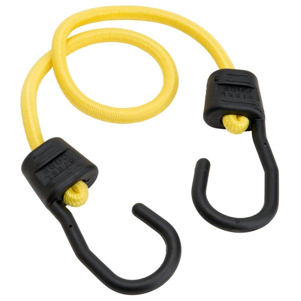 Keeper Yellow Bungee Cord 24 in. L X 0.374 in. A06074Z